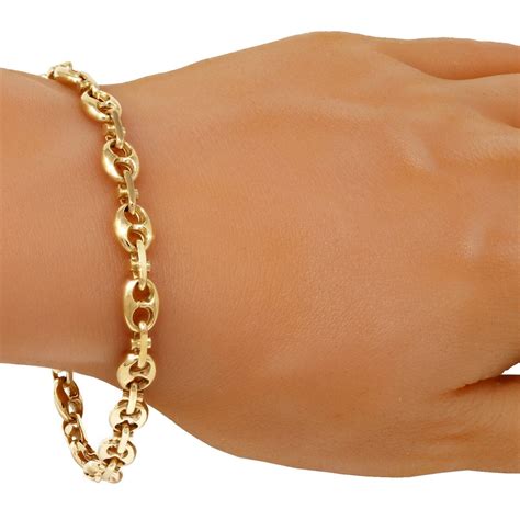 gucci gold bracelet on ebay|real gold Gucci bracelet.